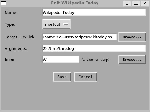 Script target with stderr redirect