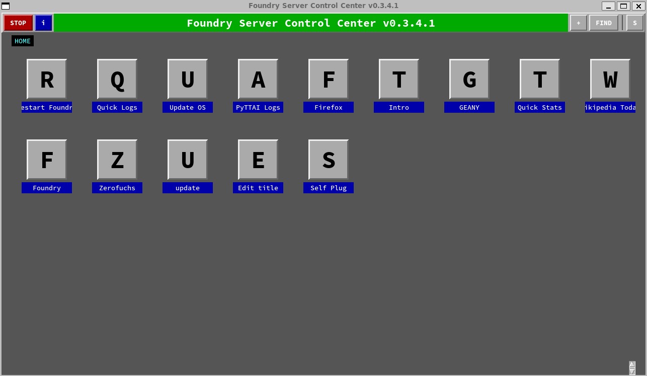 Virtual Server Control Center